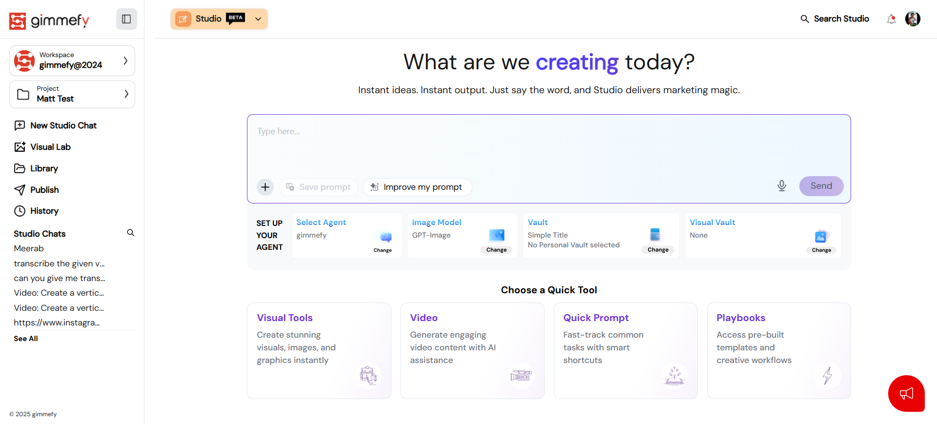 Gimmefy – AI-Powered Marketing Copilot
